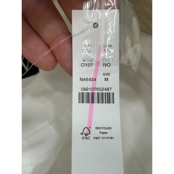 NWT J.Crew Womens Barn Chore Jacket Canvas Button-Up Patch Pocket Ivory Size M - Picture 7 of 9